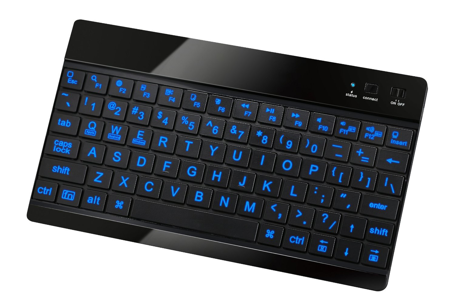 Backlit Bluetooth Keyboard for iPad/Android Tablets