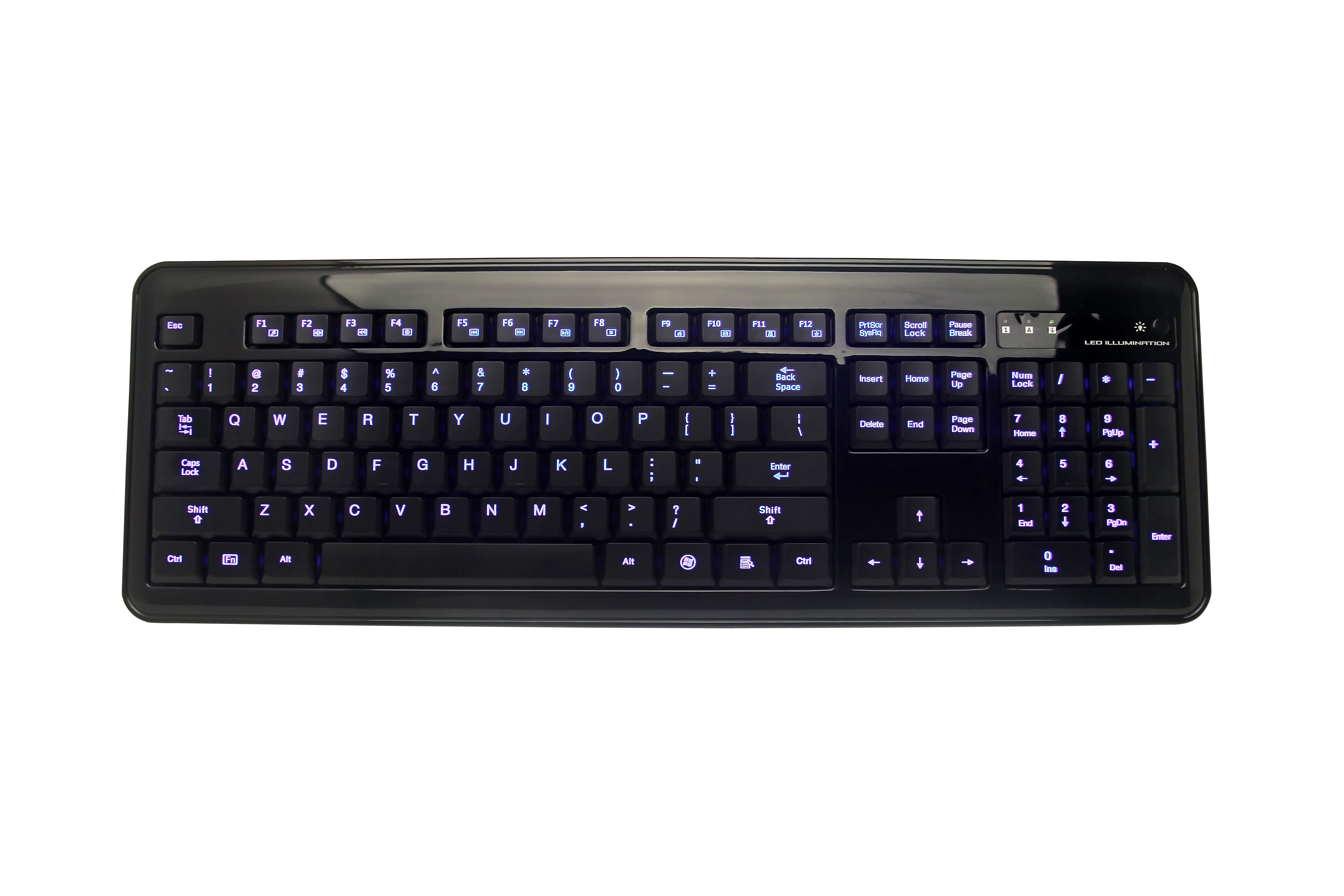 LED Illuminated Keyboard