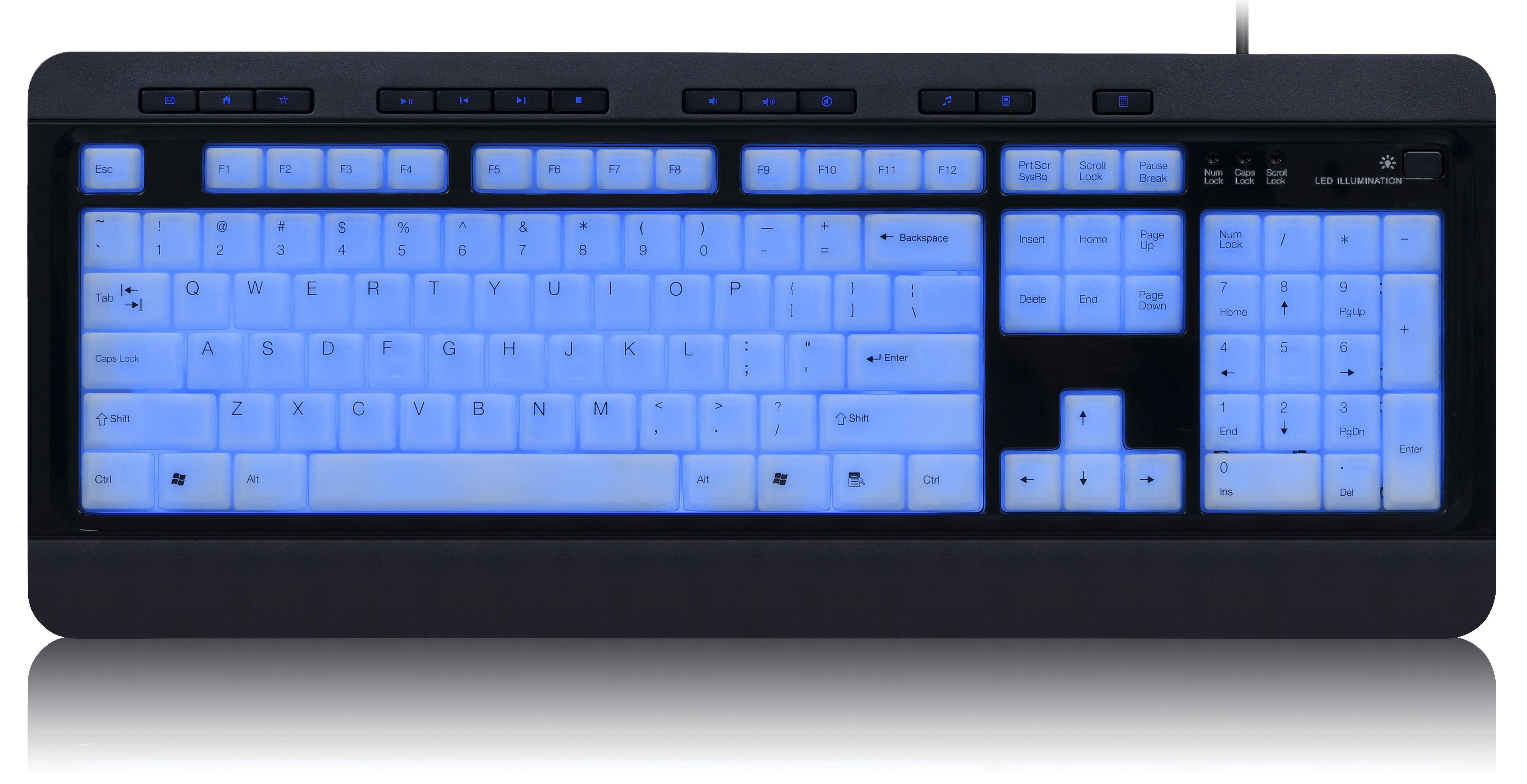 Backlit Wired Keyboard