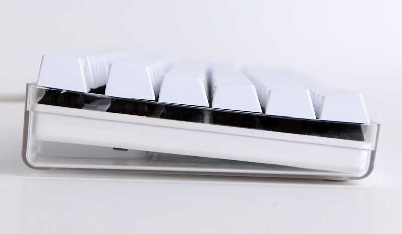 Transparent crystal bottom cover, architecture design, mechanical keyboard